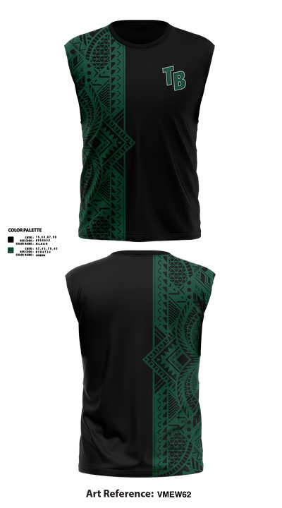 Twelve Bridges Rhinos 96167977 Sleeveless Performance Shirt - 1