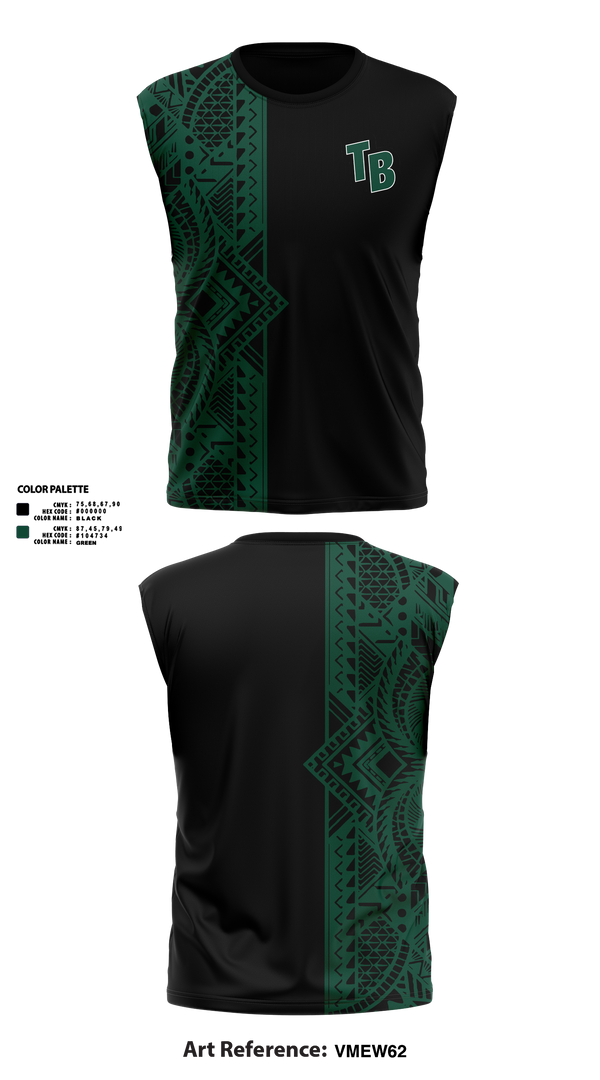 Twelve Bridges Rhinos 96167977 Sleeveless Performance Shirt - 1