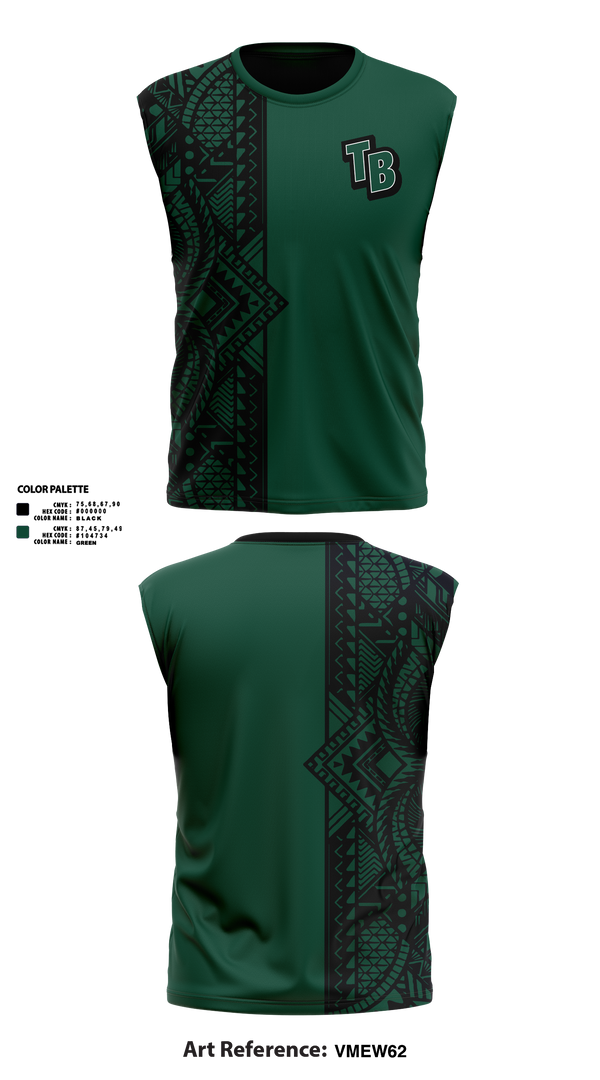 Twelve Bridges Rhinos 96167977 Sleeveless Performance Shirt - 2