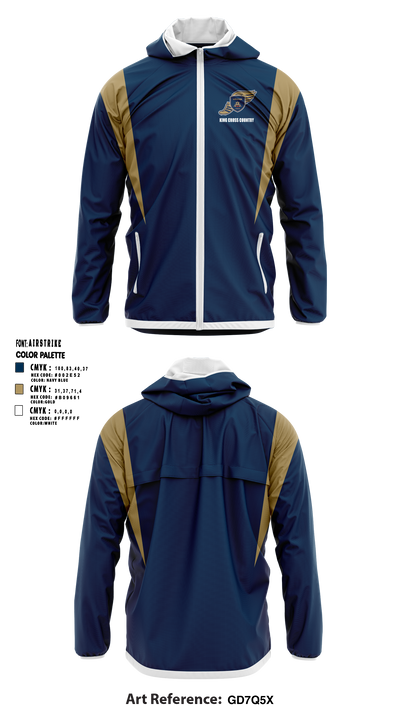 King School Cross Country 55057213 Windbreaker - 1