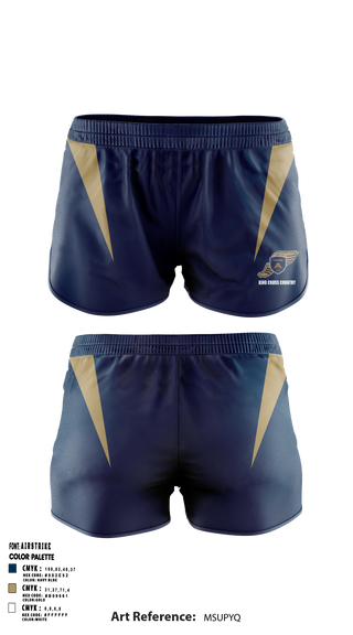 King School Cross Country 55057213 Women's Shorts - 1