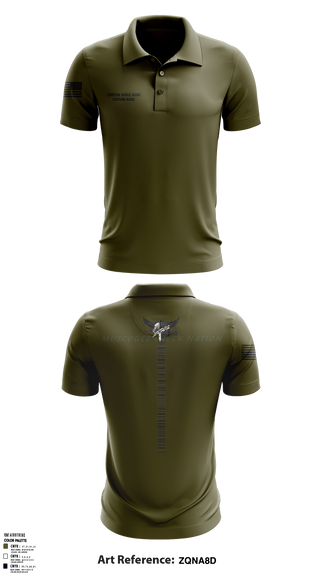 Muscogee Creek Nation SWAT 24361706 Short Sleeve Performance Polo - 2