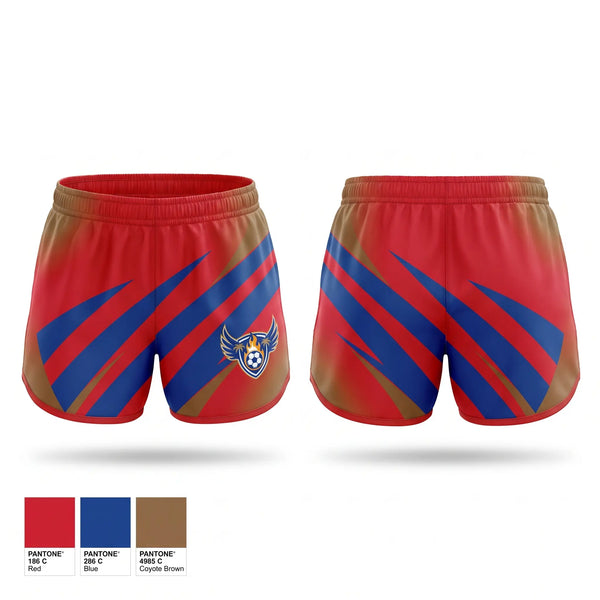Womens Shorts, Palmetto angels fc, Men's Soccer, Teamtime, Team time, sublimation, custom sports apparel, team uniforms, spirit wear, spiritwear, sports uniforms, custom shirts, team store, custom team store, fundraiser sports, apparel fundraiser