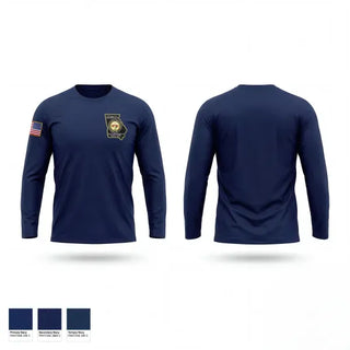 Long Sleeve Performance Shirt, Georgia Department of Public Safety, Police, Teamtime, Team time, sublimation, custom sports apparel, team uniforms, spirit wear, spiritwear, sports uniforms, custom shirts, team store, custom team store, fundraiser sports, apparel fundraiser