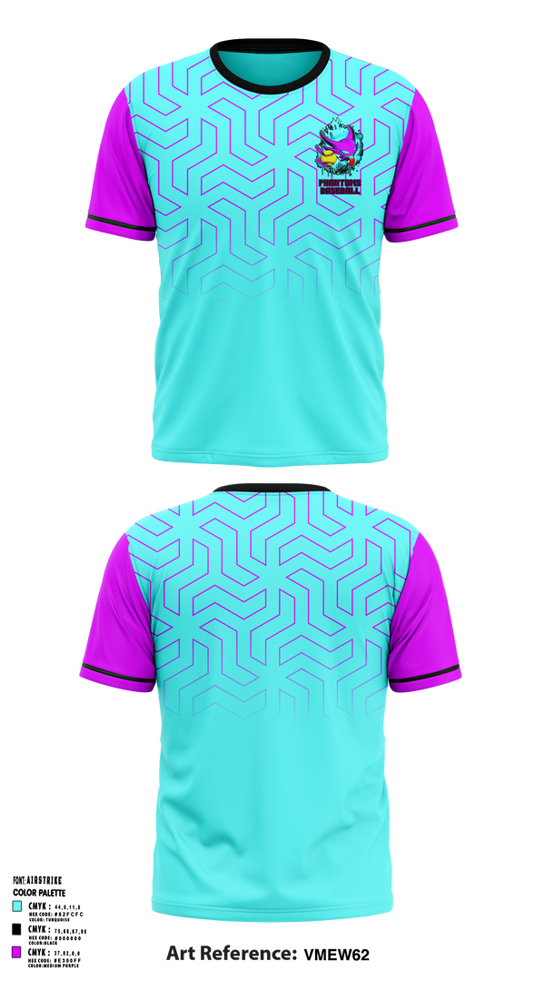 Phantoms 84226682 Short Sleeve Performance Shirt - 1
