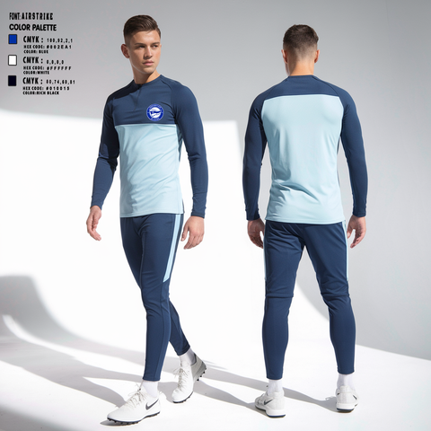 La Liga side Deportivo Alavés Long Sleeve Performance Shirt 2