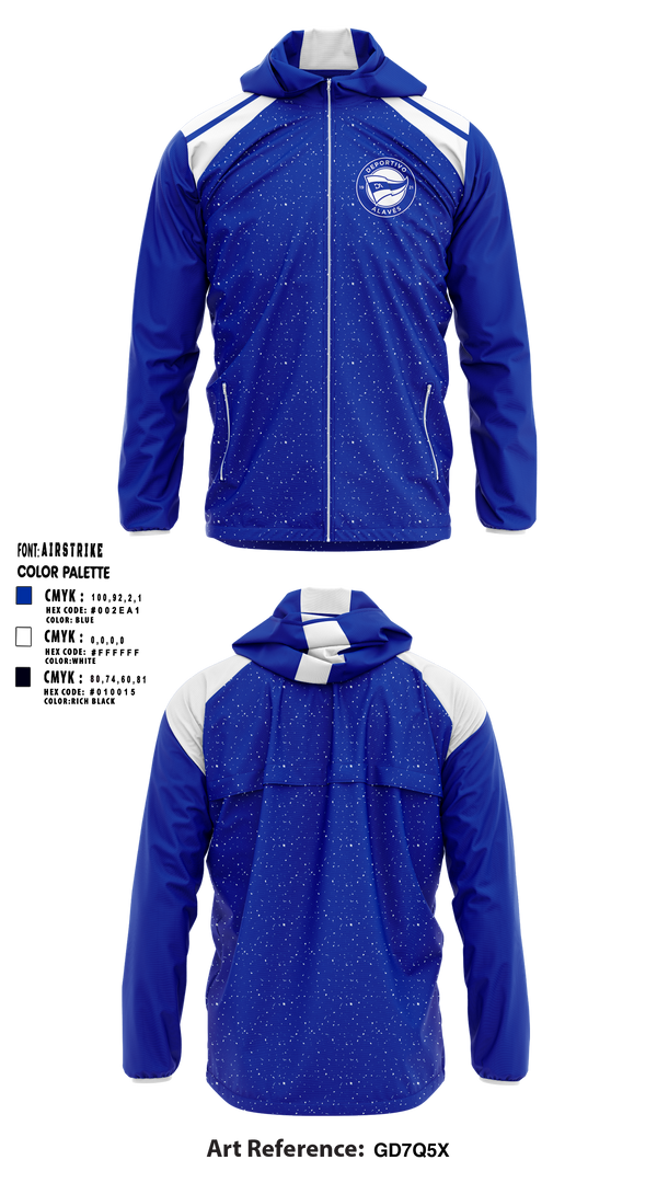 La Liga side Deportivo Alavés Windbreaker - 1