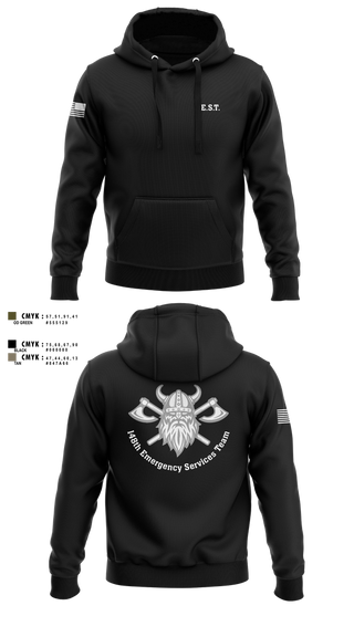 Hoodie, 148th E.S.T., Police, Teamtime, Team time, sublimation, custom sports apparel, team uniforms, spirit wear, spiritwear, sports uniforms, custom shirts, team store, custom team store, fundraiser sports, apparel fundraiser