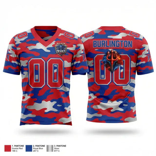Football Jersey, BURLINGTON BLUE DEVILS FOOTBALL CLUB, , Teamtime, Team time, sublimation, custom sports apparel, team uniforms, spirit wear, spiritwear, sports uniforms, custom shirts, team store, custom team store, fundraiser sports, apparel fundraiser