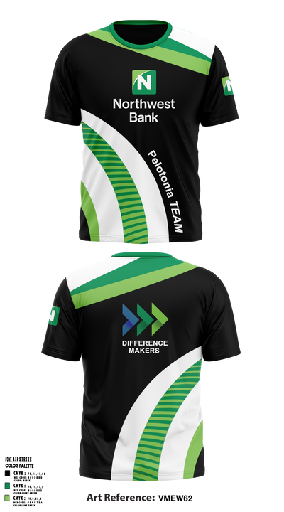 Northwest Bank Pelotonia 51629552 Short Sleeve Performance Shirt - 2