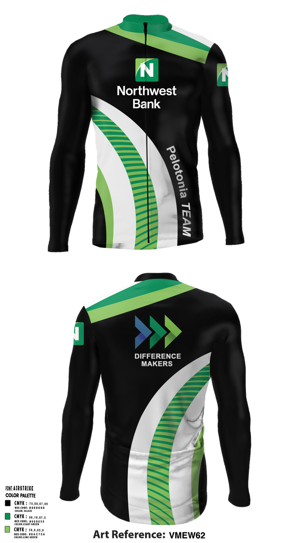 Northwest Bank Pelotonia 51629552 Cycling Jersey 9