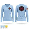 VA 041 32126119 Women's Long Sleeve V-neck Shirt - 1
