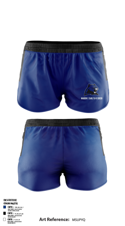 Marion C Early R-5 High School Cheer 22257490 Women's Shorts - 1