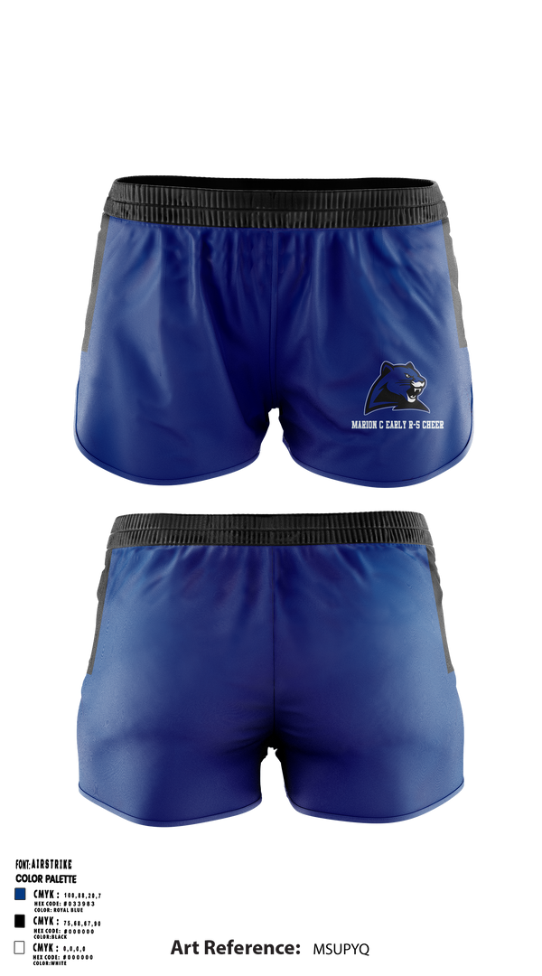 Marion C Early R-5 High School Cheer 22257490 Women's Shorts - 1