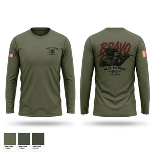 Long Sleeve Performance Shirt, Bravo, Marines, Teamtime, Team time, sublimation, custom sports apparel, team uniforms, spirit wear, spiritwear, sports uniforms, custom shirts, team store, custom team store, fundraiser sports, apparel fundraiser