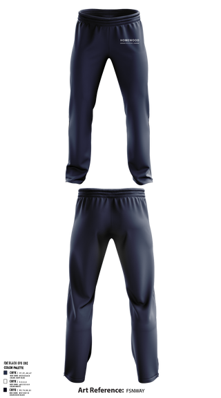 Homewood Volleyball 4156674 Sweatpants - 3
