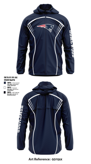 Homewood Volleyball 4156674 Windbreaker - 1