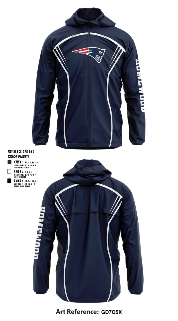 Homewood Volleyball 4156674 Windbreaker - 1