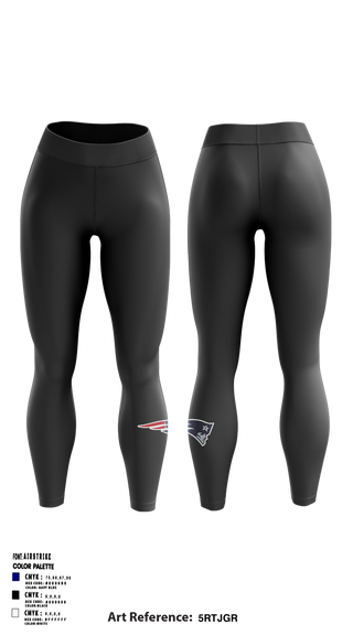 Homewood Volleyball 4156674 Womens Leggings - 3