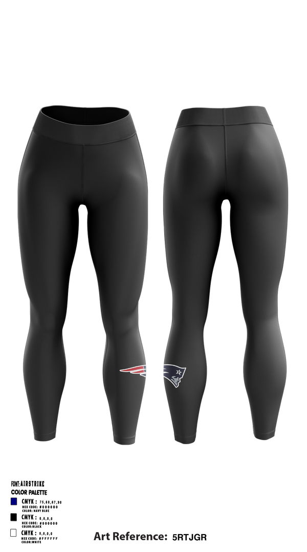 Homewood Volleyball 4156674 Womens Leggings - 3