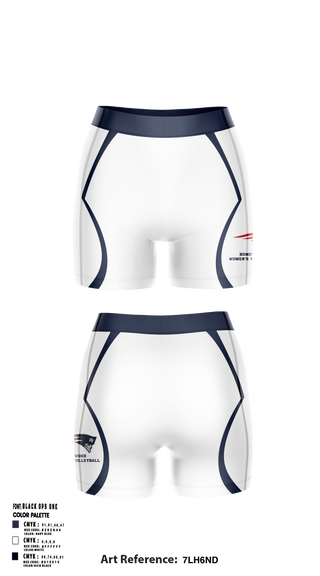 Homewood Volleyball 4156674 Women's Compression Shorts - 2