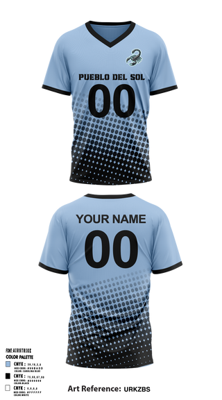 Pueblo Del Sol Mens Soccer Jersey - 1