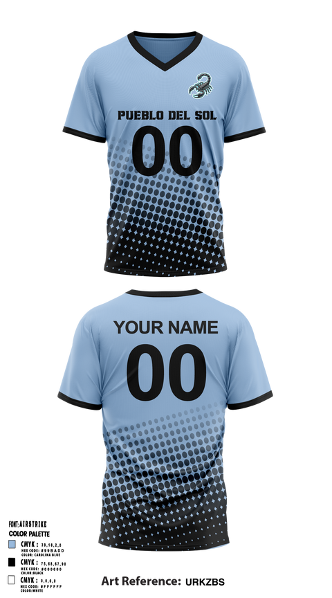 Pueblo Del Sol Mens Soccer Jersey - 1