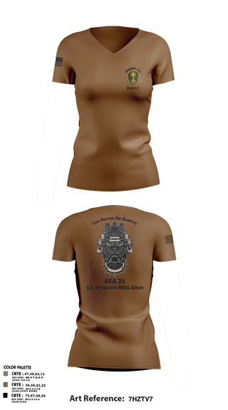 Womens Short Sleeve Vneck Shirt, 319th IEW, , Teamtime, Team time, sublimation, custom sports apparel, team uniforms, spirit wear, spiritwear, sports uniforms, custom shirts, team store, custom team store, fundraiser sports, apparel fundraiser