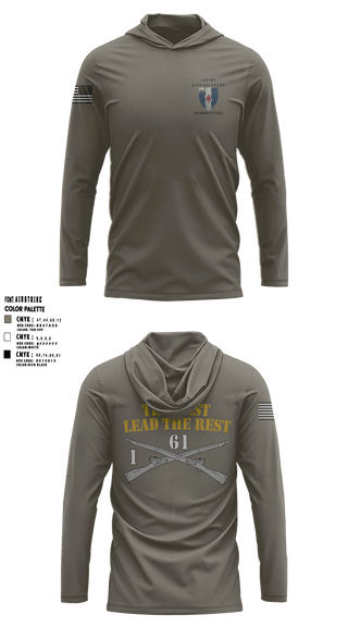 1-61 IN BN FSPC 11872632 Long Sleeve Performance Shirt with hood - 110