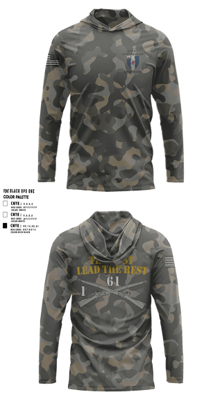 1-61 IN BN FSPC 11872632 Long Sleeve Performance Shirt with hood - 112
