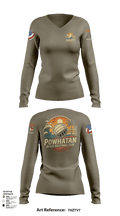 VB 20195801 Women's Long Sleeve V-neck Shirt - 102