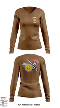 HHB, 428th Field Artillery Brigade 81466610 Women's Long Sleeve V-neck Shirt - 1
