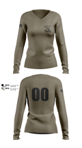 B/3-43 41325172 Women's Long Sleeve V-neck Shirt - 2