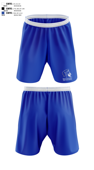 Wayne Community High School Band 96788972 Athletic Shorts With Pockets - 1