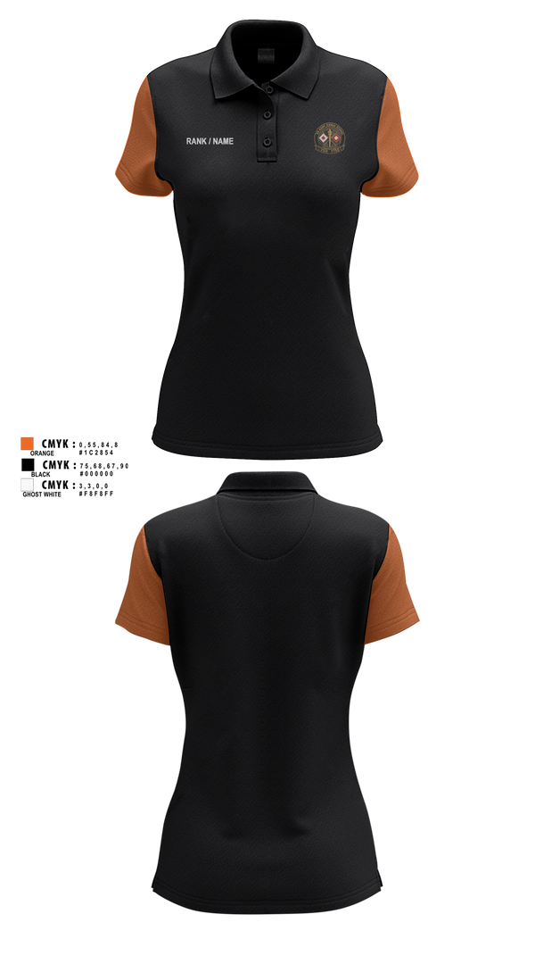 Womens Short Sleeve Performance Polo, 25H TTSB, Army, Teamtime, Team time, sublimation, custom sports apparel, team uniforms, spirit wear, spiritwear, sports uniforms, custom shirts, team store, custom team store, fundraiser sports, apparel fundraiser