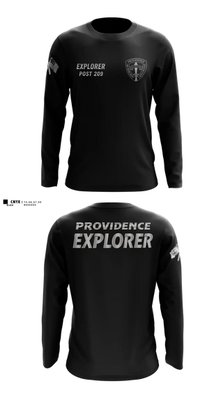 Long Sleeve Performance Shirt, Explorers, Police, Teamtime, Team time, sublimation, custom sports apparel, team uniforms, spirit wear, spiritwear, sports uniforms, custom shirts, team store, custom team store, fundraiser sports, apparel fundraiser