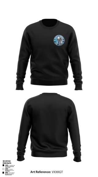 Scott Audas Jiu Jitsu 77892365 Crew Neck Sweatshirt - 1