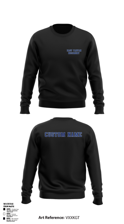 East Senior High School Band 81739960 Crew Neck Sweatshirt - 3