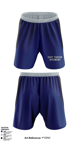 East Senior High School Band 81739960 Athletic Shorts With Pockets - 1