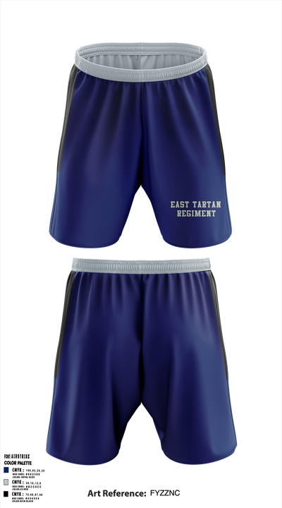 East Senior High School Band 81739960 Athletic Shorts With Pockets - 1