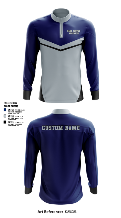 East Senior High School Band 81739960 Quarter Zip Jacket - 1