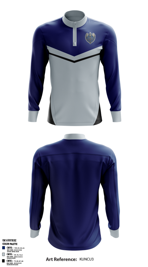 East Senior High School Band 81739960 Quarter Zip Jacket - 6