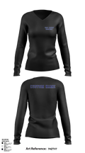 East Senior High School Band 81739960 Women's Long Sleeve V-neck Shirt - 3