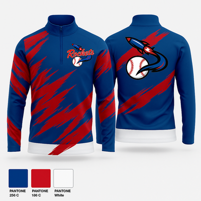 Space Coast Rockets 70599512 Quarter Zip Jacket - 1