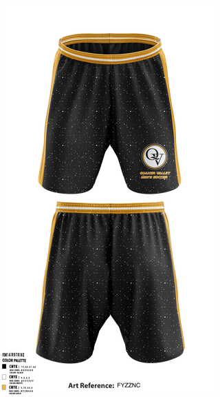 Quaker Valley Middle School Soccer 5764895 Athletic Shorts With Pockets - 1
