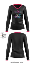 Dugout divas 33189560 Women's Long Sleeve V-neck Shirt - 5