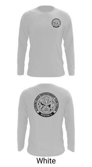 Long Sleeve Performance Shirt, Alabama Drug Enforcement Task Force, Police, Teamtime, Team time, sublimation, custom sports apparel, team uniforms, spirit wear, spiritwear, sports uniforms, custom shirts, team store, custom team store, fundraiser sports, apparel fundraiser