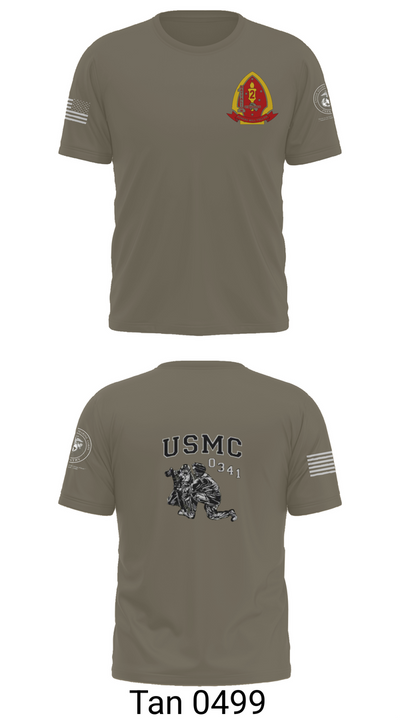 1st Bn 2mar 2nd MarDiv 35824328 Short Sleeve Performance Shirt - 76