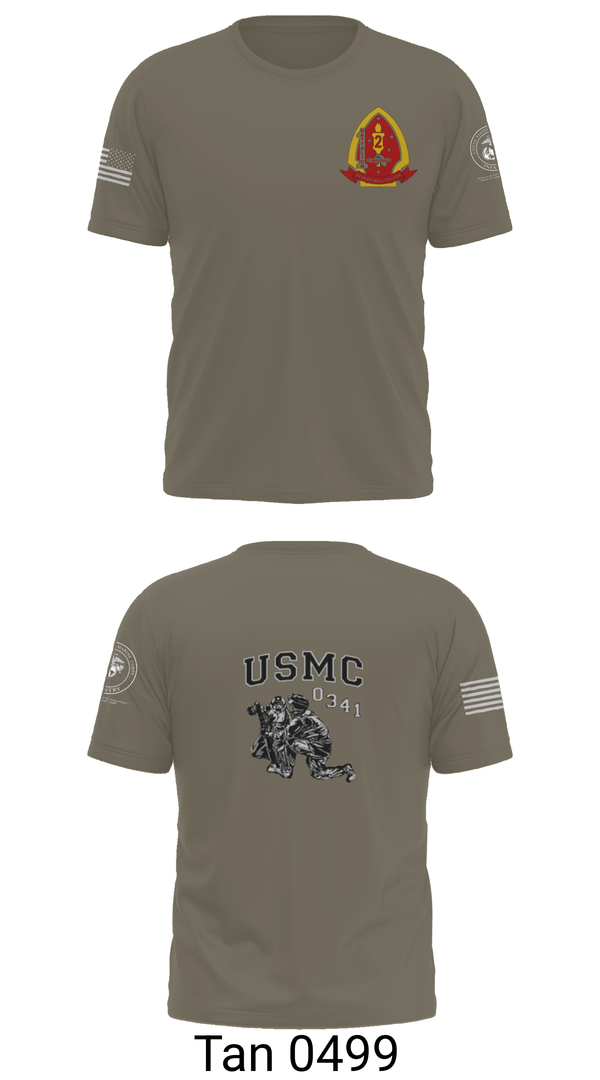 Short Sleeve Performance Shirt, 1st Bn 2mar 2nd MarDiv, , Teamtime, Team time, sublimation, custom sports apparel, team uniforms, spirit wear, spiritwear, sports uniforms, custom shirts, team store, custom team store, fundraiser sports, apparel fundraiser