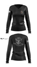 DET 890 JMU 38129419 Women's Long Sleeve V-neck Shirt - 1